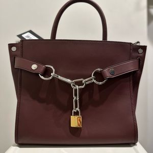 Authentic Alexander Wang Leather Padlock Handle Bag